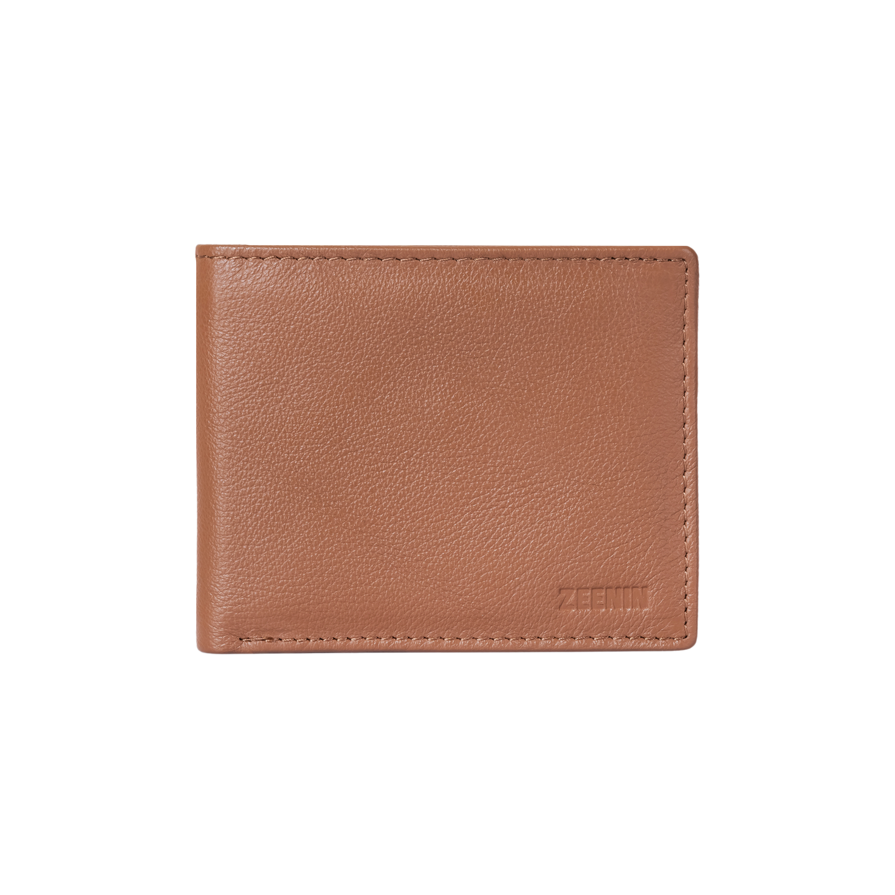 Zeenin Pure Genuine Premium Nappa Leather Handmade Slim Trifold Men’s Wallet with 6 Credit Card slots