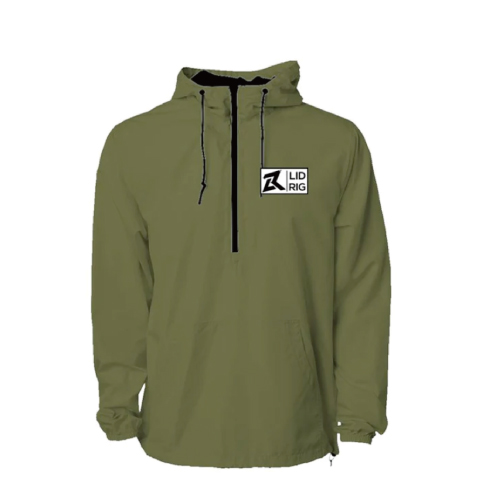 [Lightweight Pullover Windbreaker フロント詳細]
