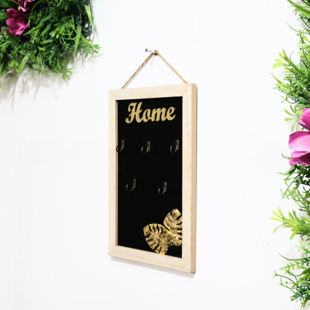 Cuadro porta llaves 30x20cm, madera