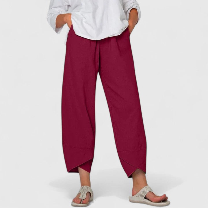 Lavisa - Elegant Vintage Inspired Wide Leg Pants for Women