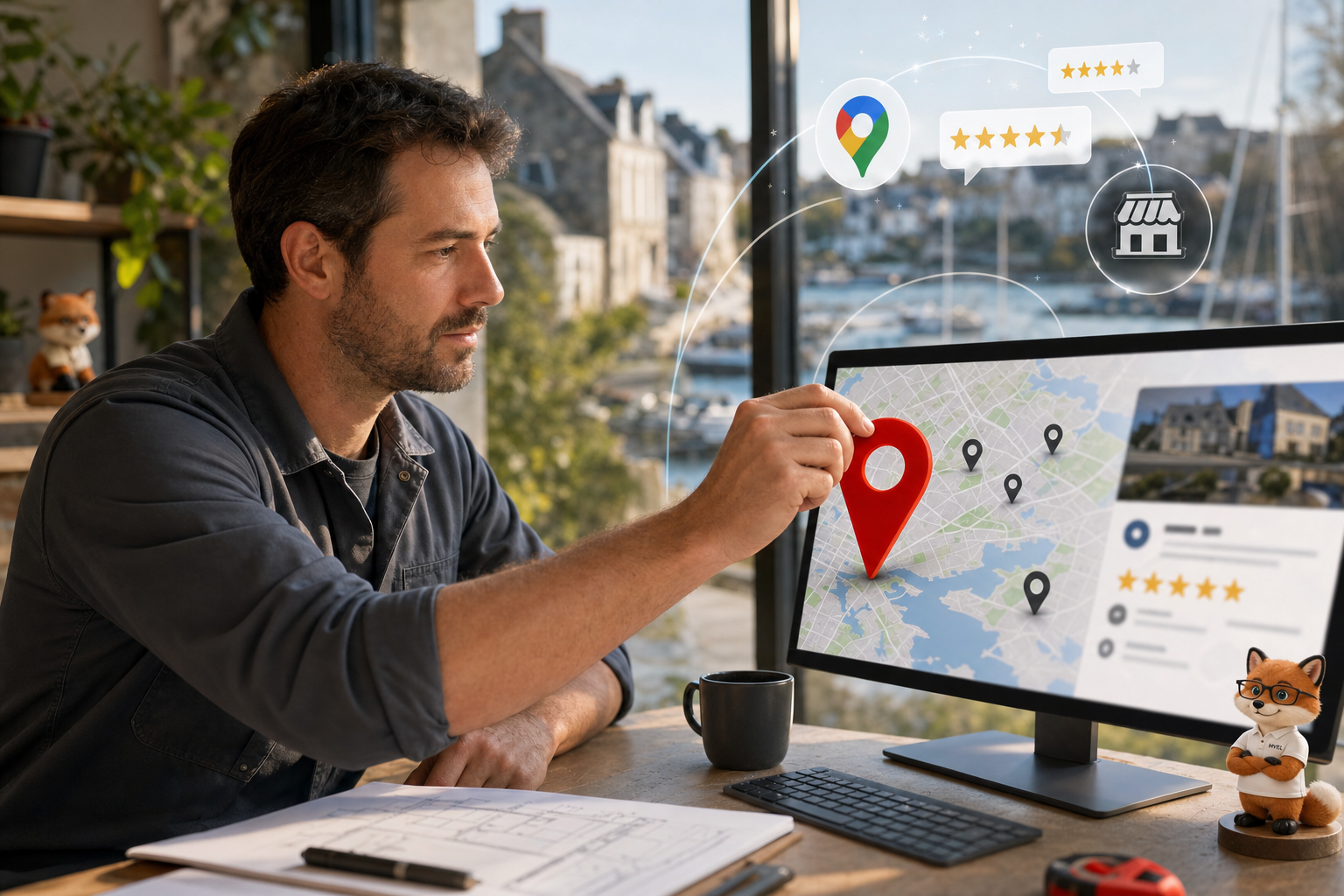 apparaître sur google maps