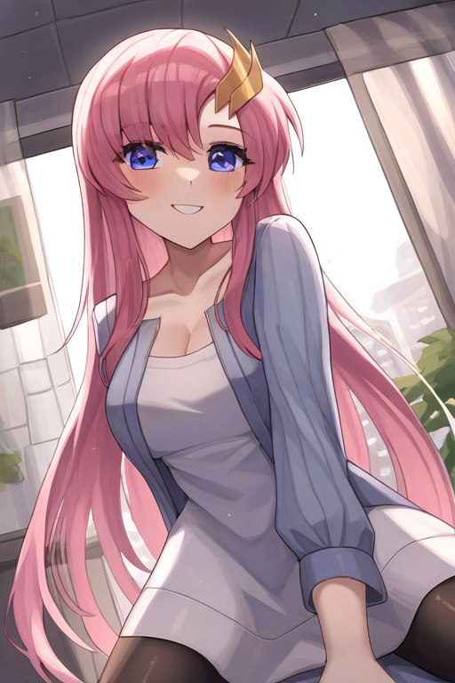 ラクス・クラインのAIエロエロ落書きもの2 by 催●スマホの淫魔 with breasts, pink hair, diva, bunny girl, Lacus Clyne, Mobile Suit Gundam Seed