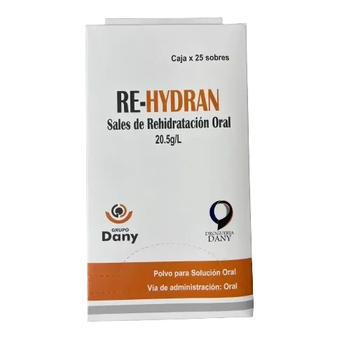 Re-Hidran Sales De Rehidratacion Oral Caja X 25 So