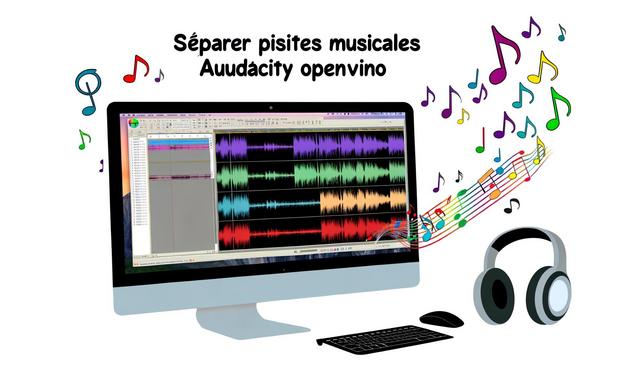 Separating musical tracks in Audacity with OpenVINO