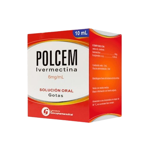 Polcem  6 Mg Ivermectina  Fcox10 ml