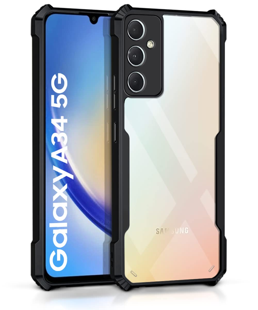 Black Border - Transparent Back iPaky Mobile Back Cover Case