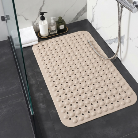Tapete de ducha antideslizante pvc, 68x37cm