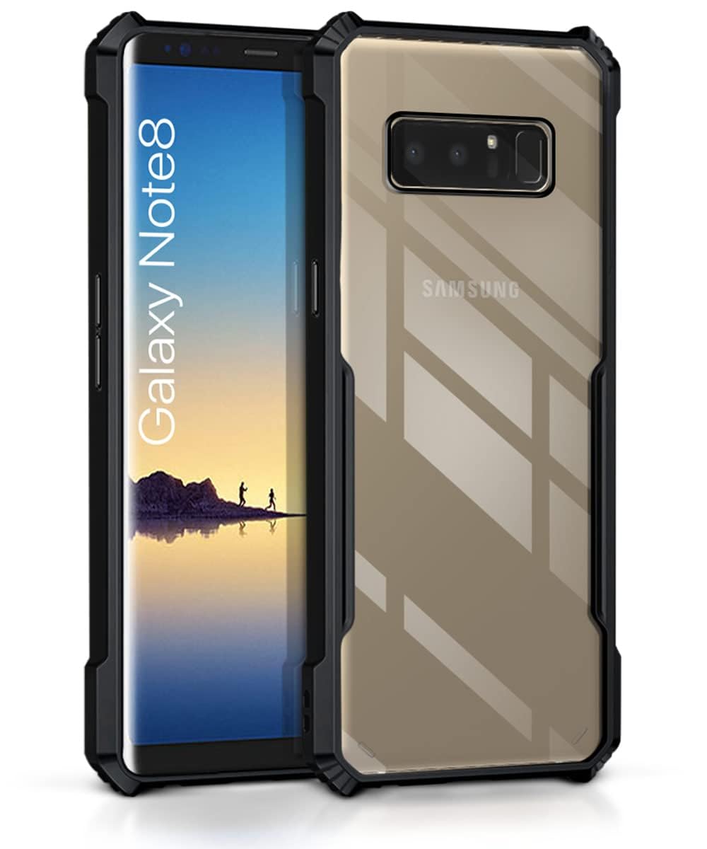 Black Border - Transparent Back iPaky Mobile Back Cover Case