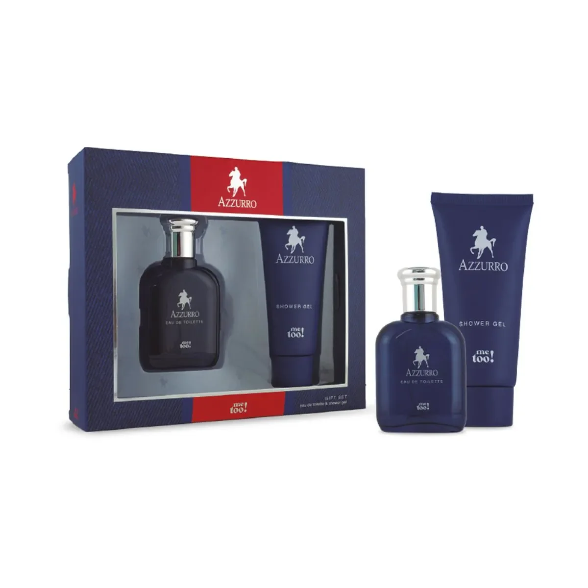 Me Too Edt 50ml +Shower Gel 100ml Azzurro Estuche X 2