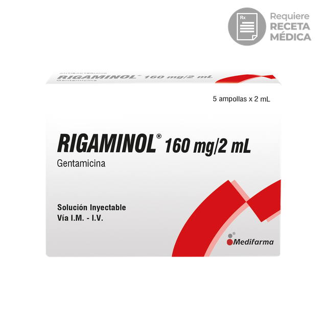 Rigaminol 160Mg Caja X 5 Ampollas