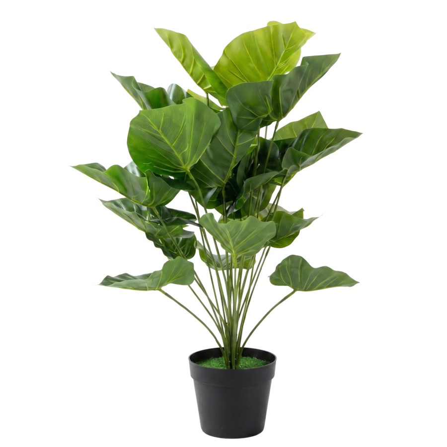 Planta artificial con maceta poliuterano, 80cm