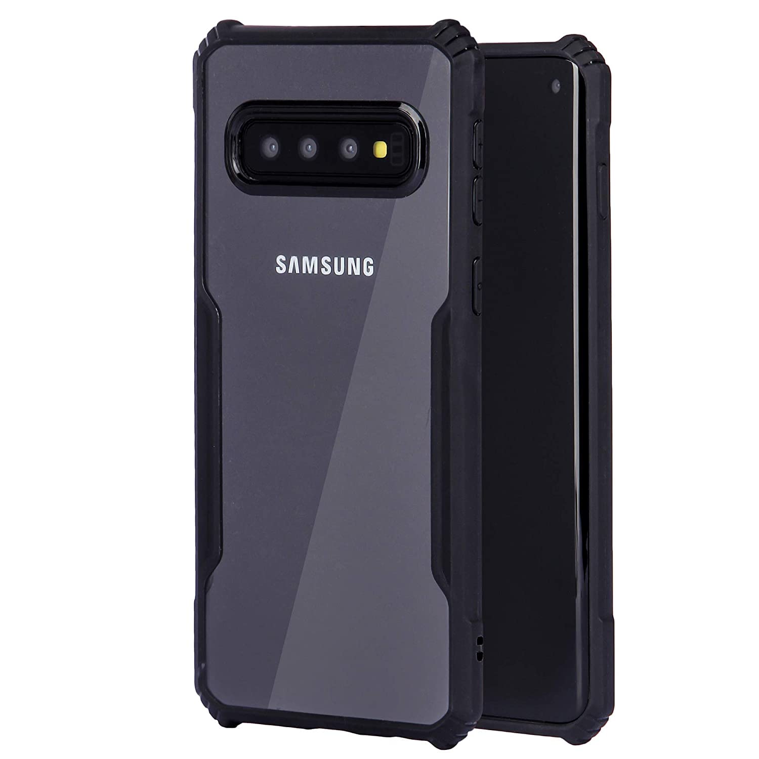 Black Border - Transparent Back iPaky Mobile Back Cover Case