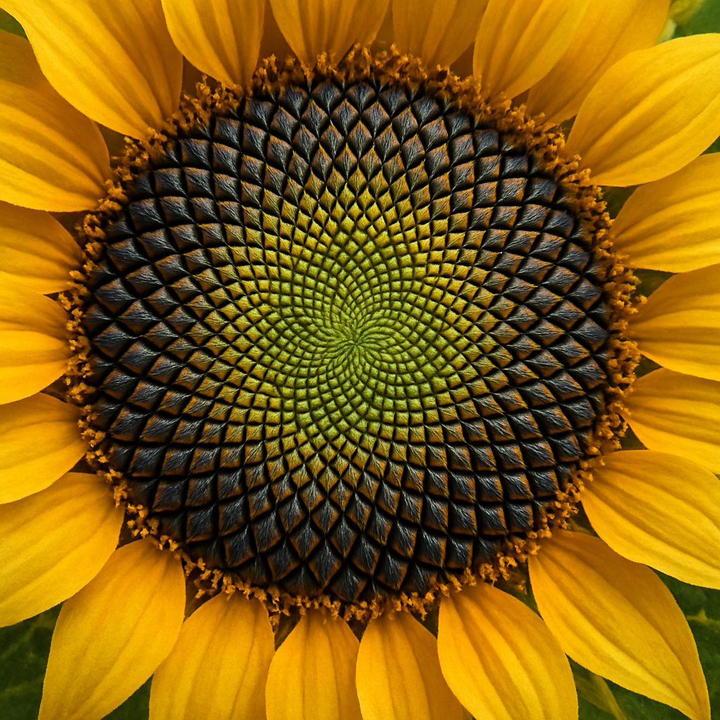 beauty, golden number, sunflower