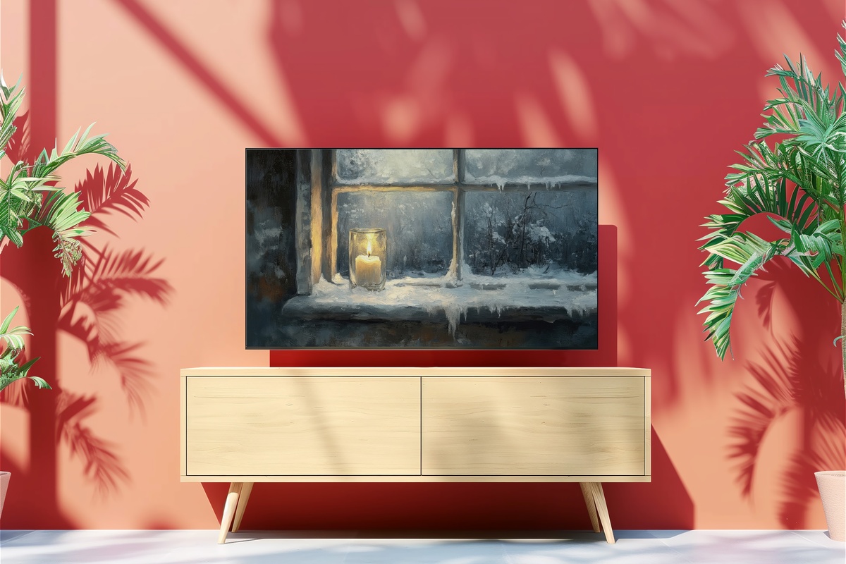 Cozy Winter Evenings Glow Winter Frame TV Art