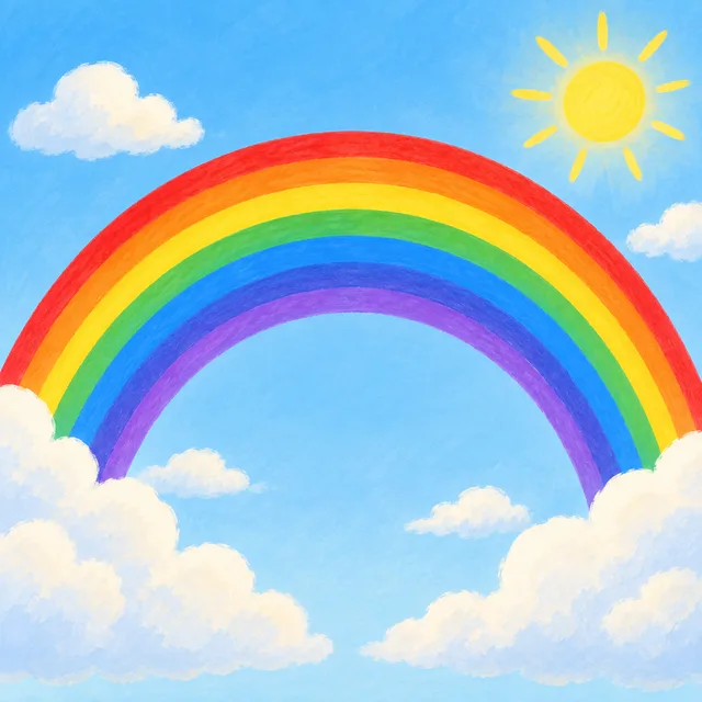 Illustration of rainbow