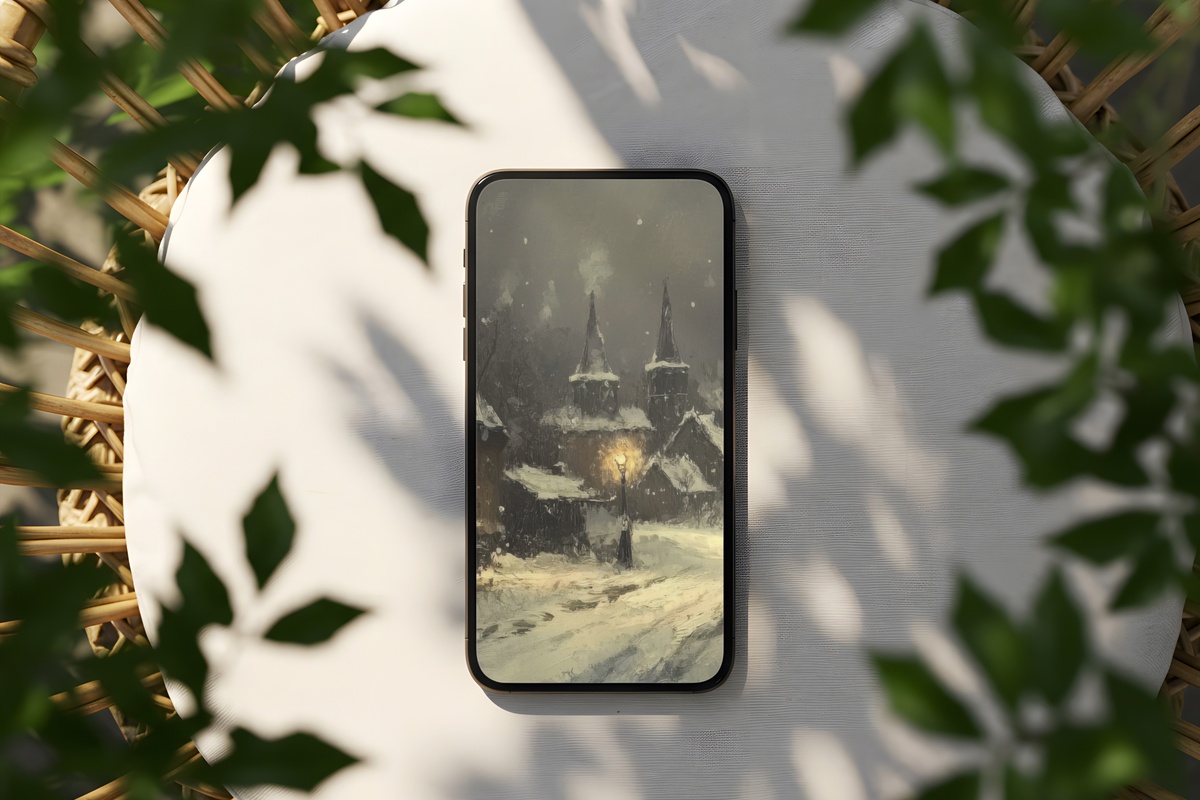 Whispers of Winter iPhone Wallpaper