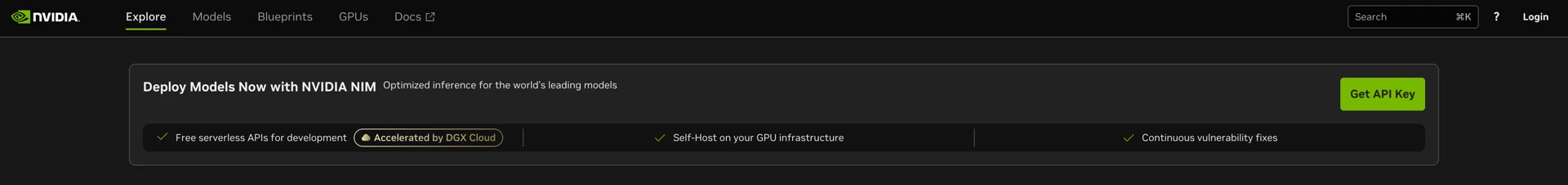 NVIDIA NIM API