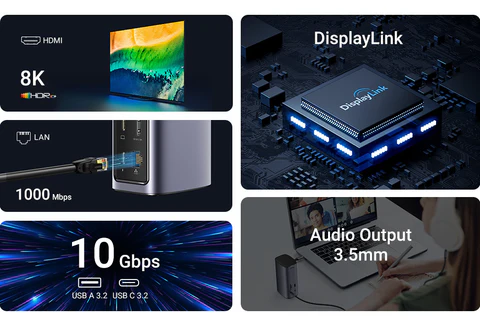 USB-C Triple Display Docking Station