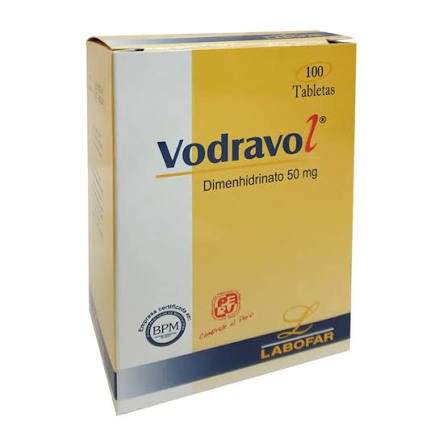 Vodravol 50Mg Caj X 100 Tabletas