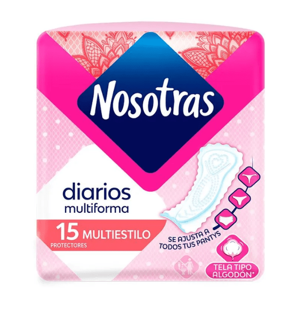 Nosotras Diarios Prot. Multiestilo Bolx15 Unid