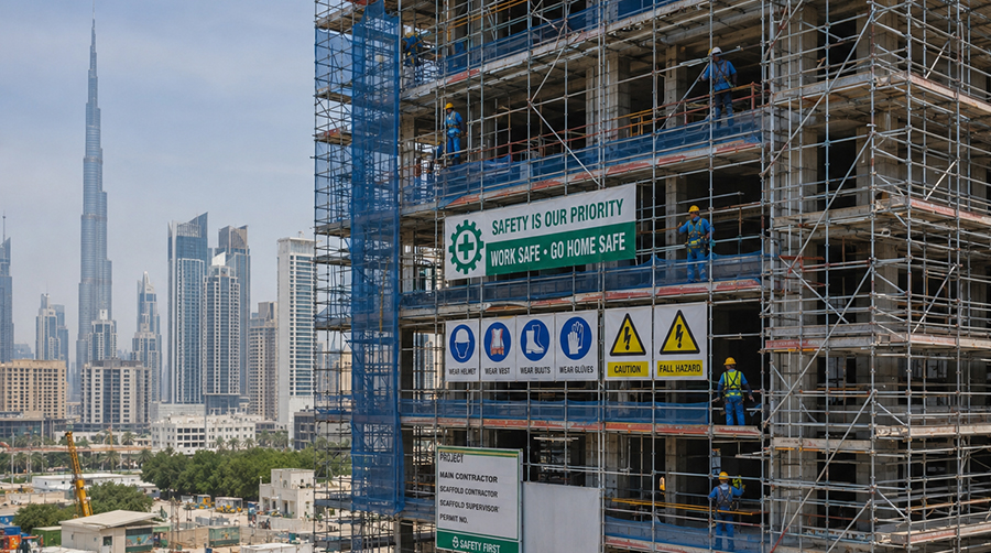 blg-2.jpg Cuplock scaffolding system on Dubai high-rise construction