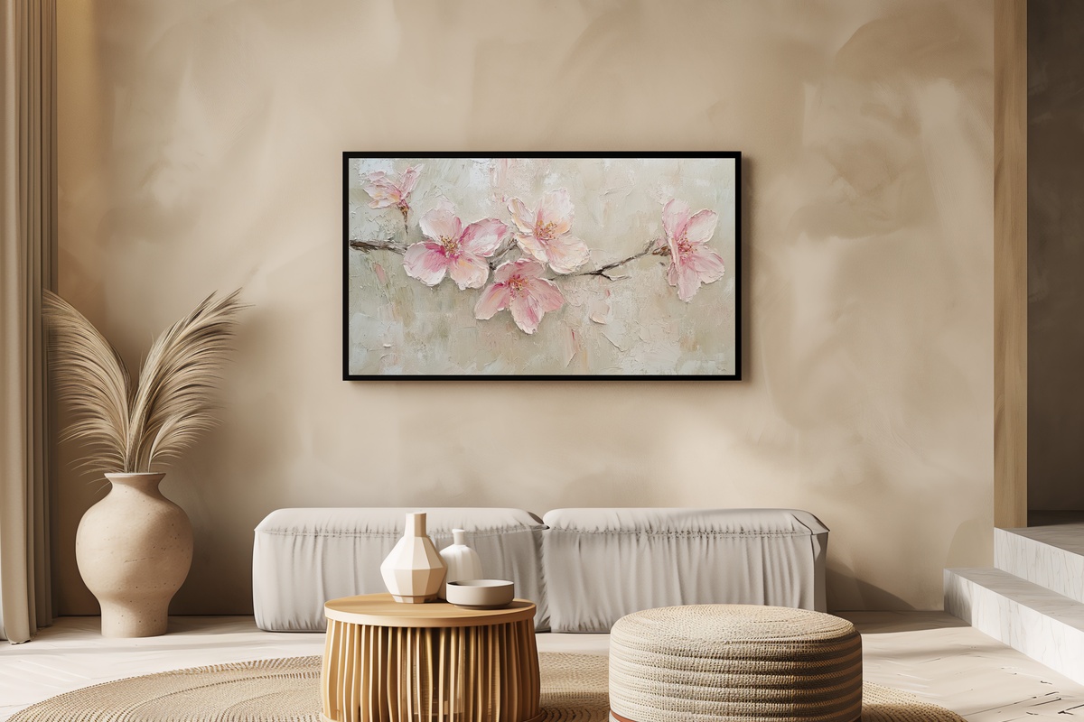 Pastel Blossom Harmony Spring Frame TV Art by Gallery Flair