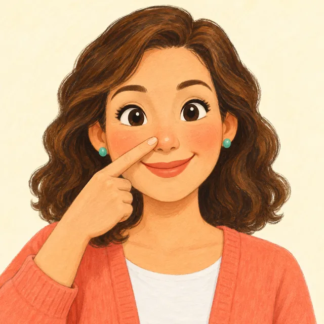 Illustration of nose