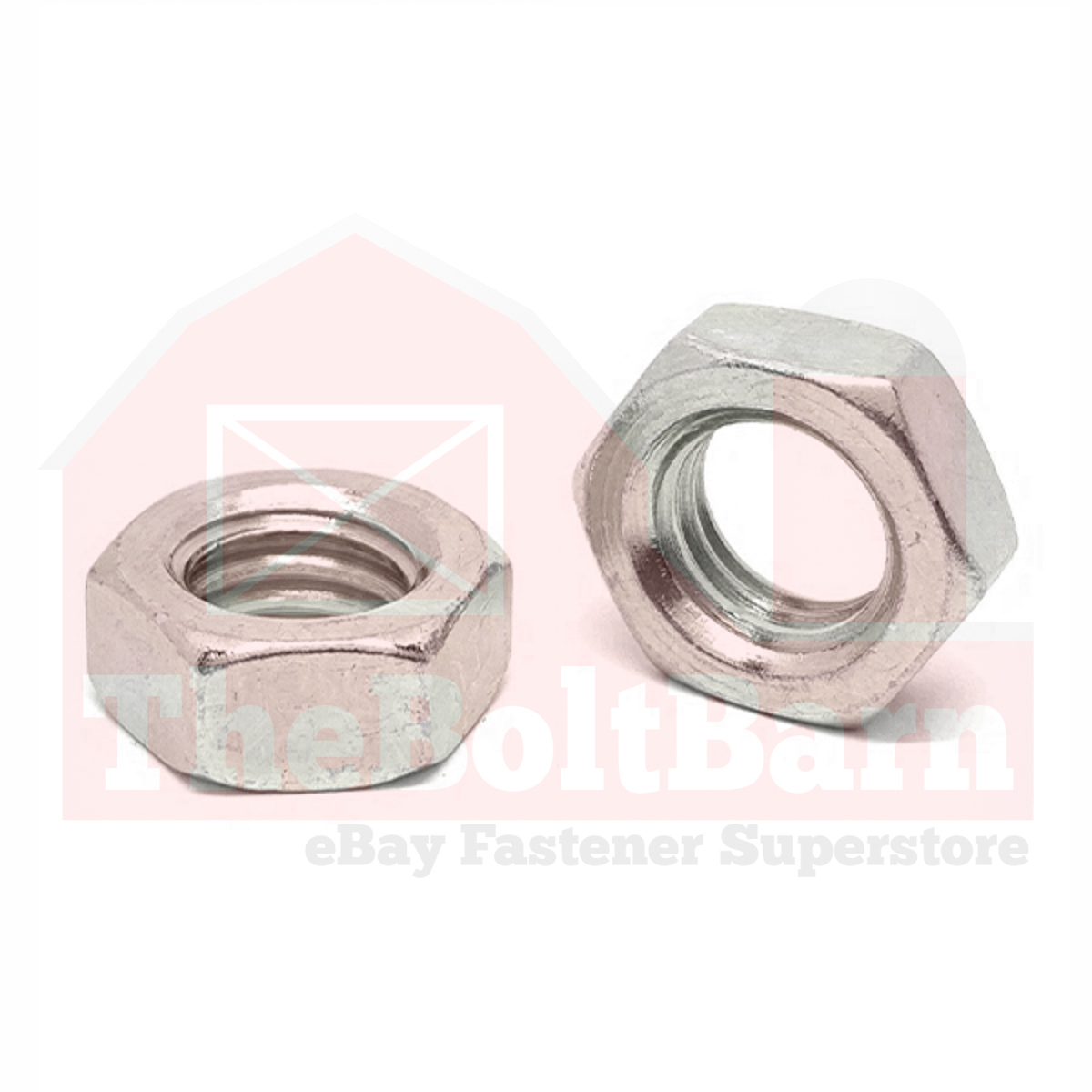 Tuercas hexagonales de acero inoxidable M5-0,8 A2-70 (elige la cantidad) - Imagen 2 de 7