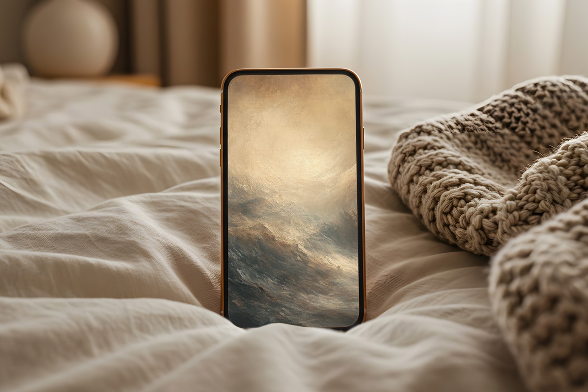 Dramatic Ocean Waves coastal iPhone wallpaper
