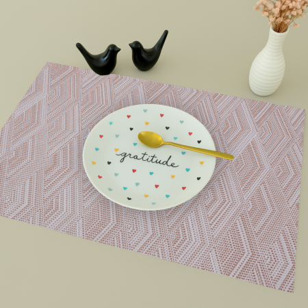 Set de individuales decorativos 6 piezas, pvc, 45x30cm