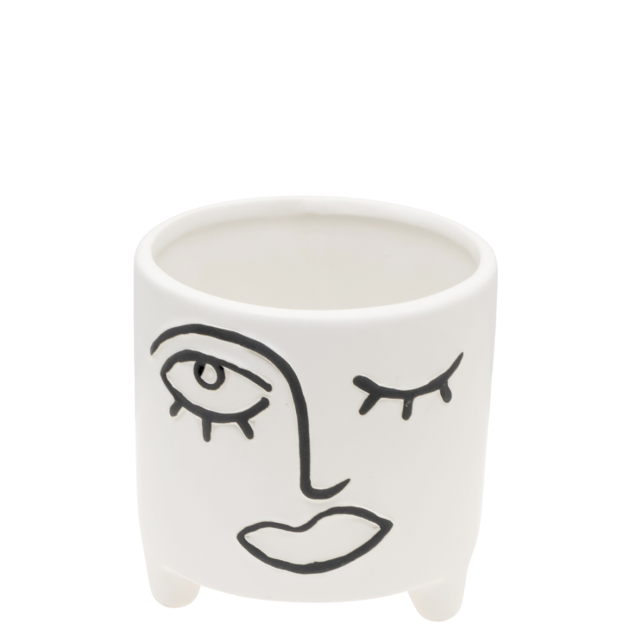 Mini maceta cerámica, 9x9cm