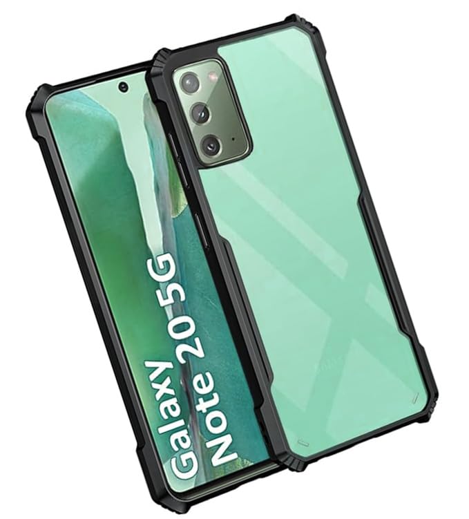 Black Border - Transparent Back iPaky Mobile Back Cover Case