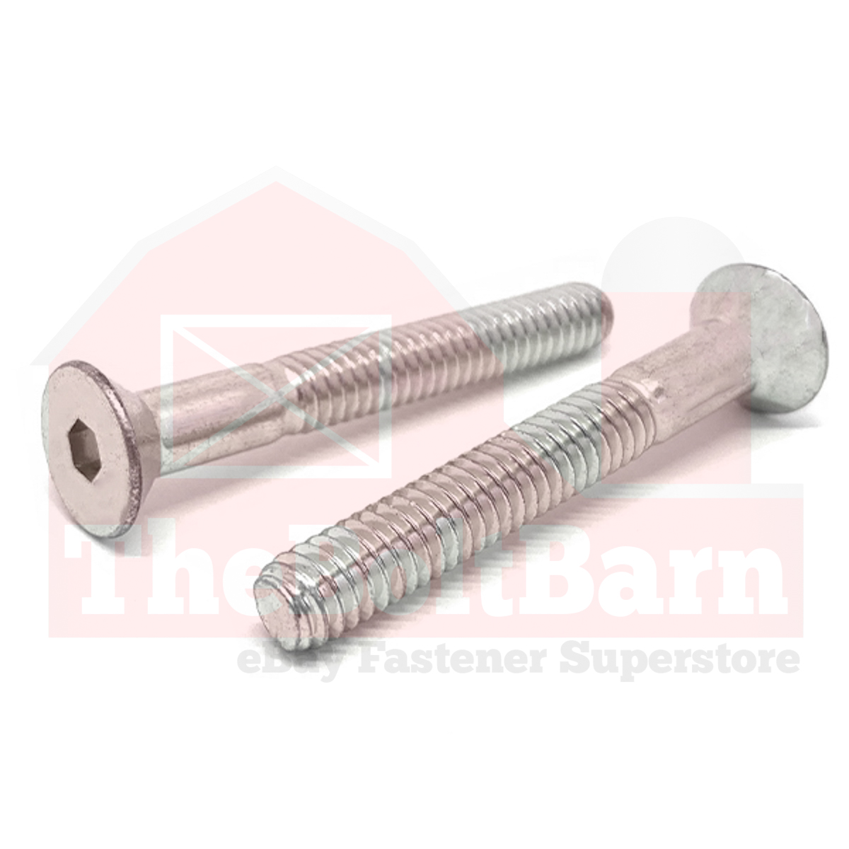 M6-1.00 Stainless A4-70 Flat Head Socket Cap Screws (Choose Length & Qty)