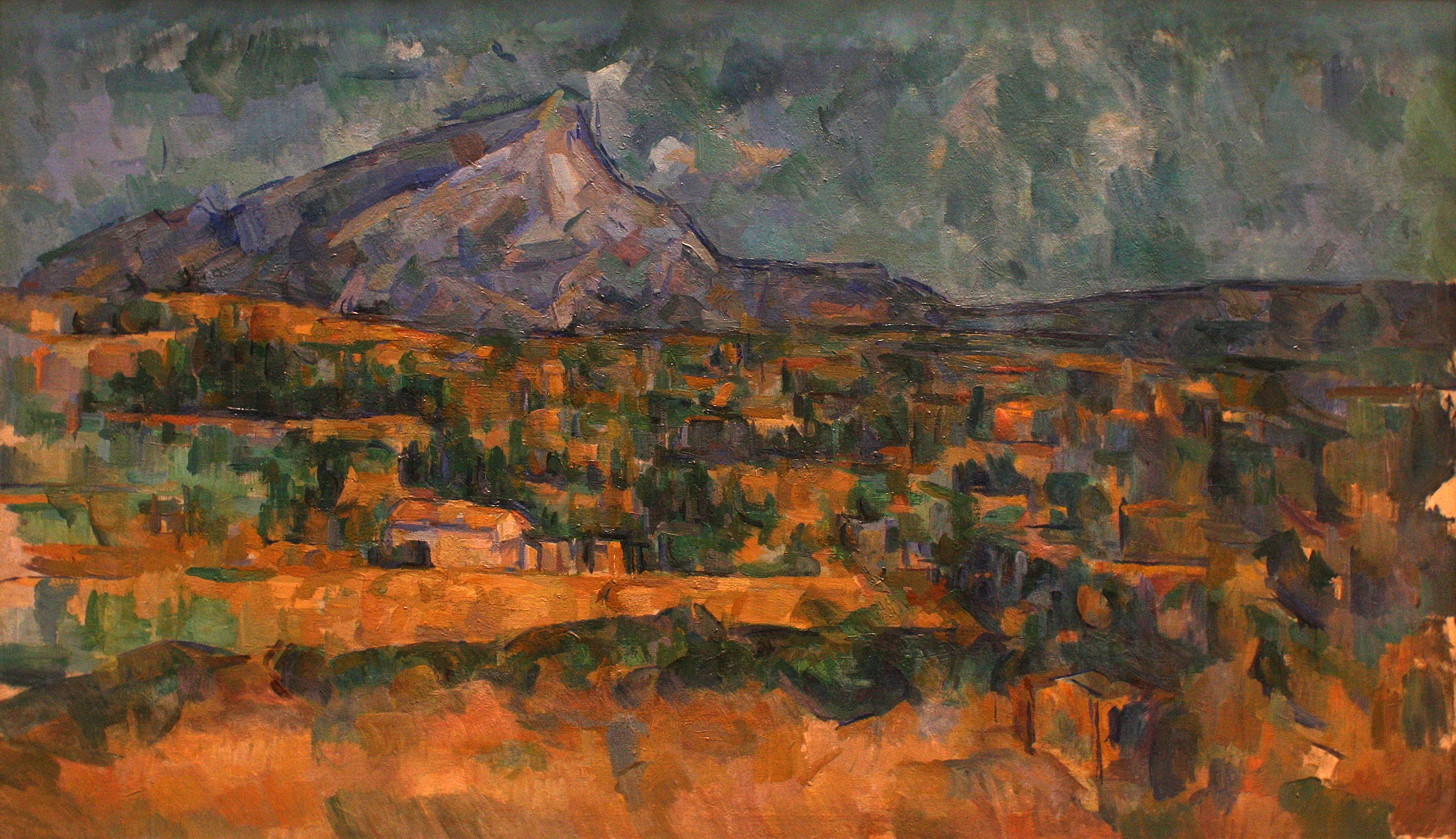 Paul Cézanne, Mont Sainte-Victoire, c. 1902-06. Oil on canvas.