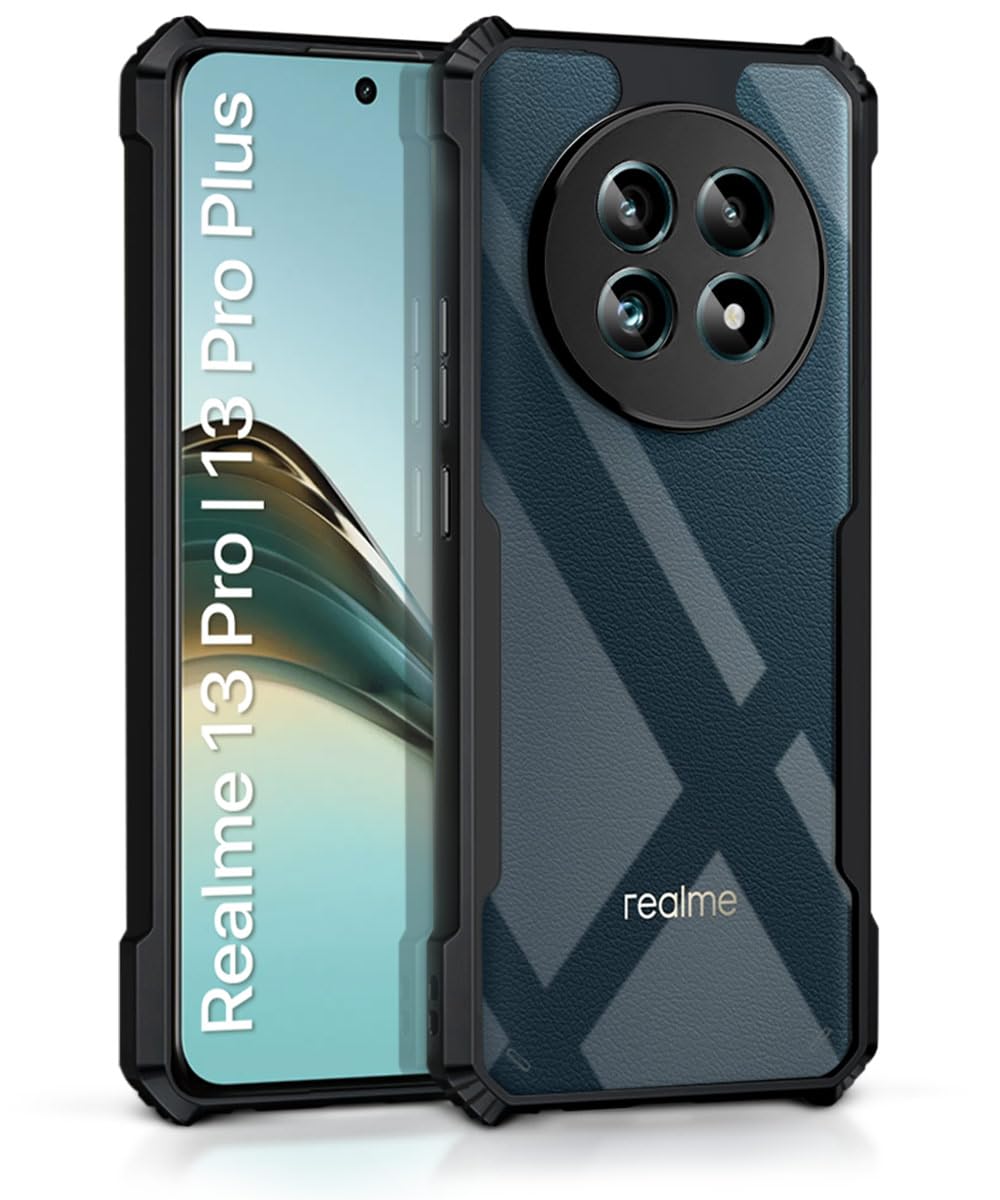 Black Border - Transparent Back iPaky Mobile Back Cover Case