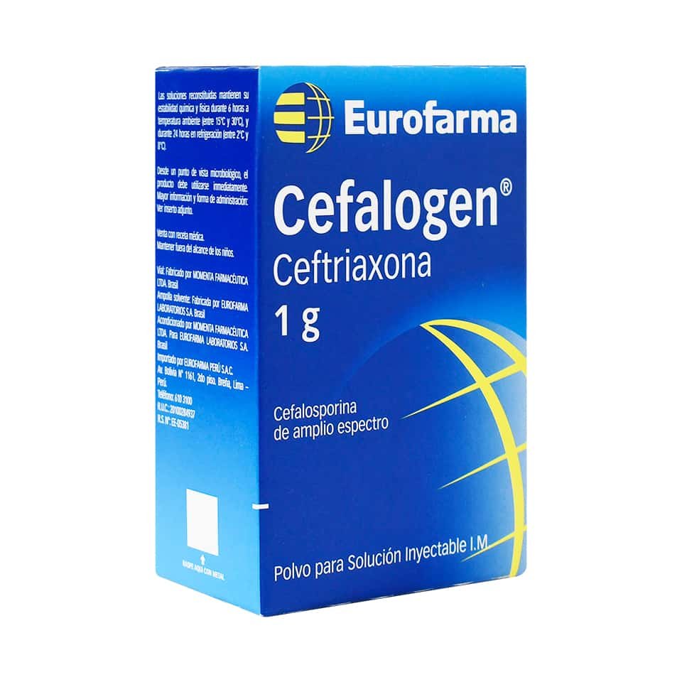 Cefalogen 1G I.M. Fco Amp