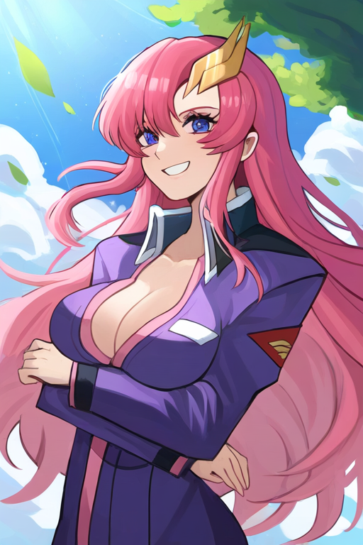 ラクス・クラインのAIエロエロ落書きもの2 by 催●スマホの淫魔 with breasts, pink hair, diva, bunny girl, Lacus Clyne, Mobile Suit Gundam Seed