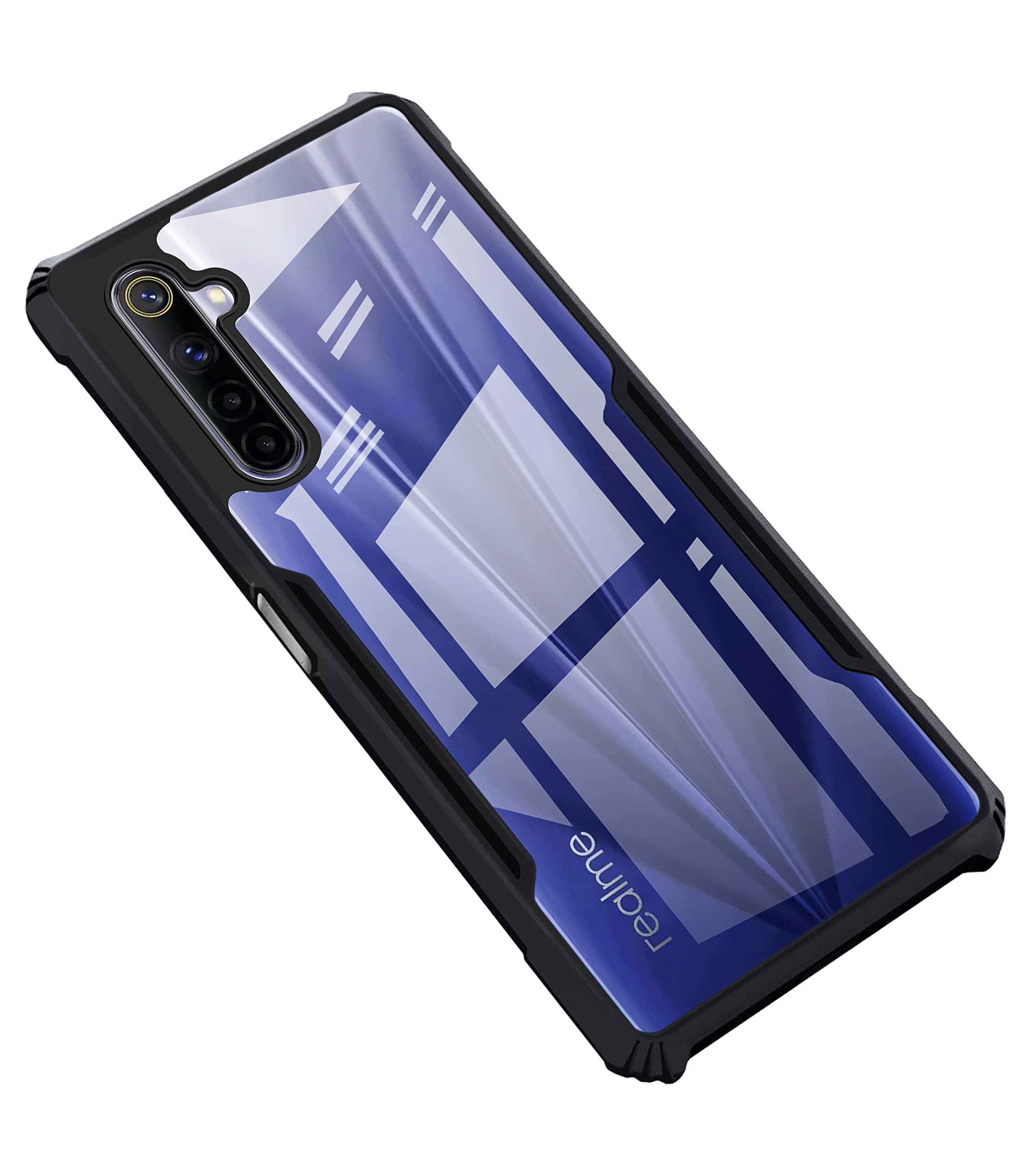 Black Border - Transparent Back iPaky Mobile Back Cover Case