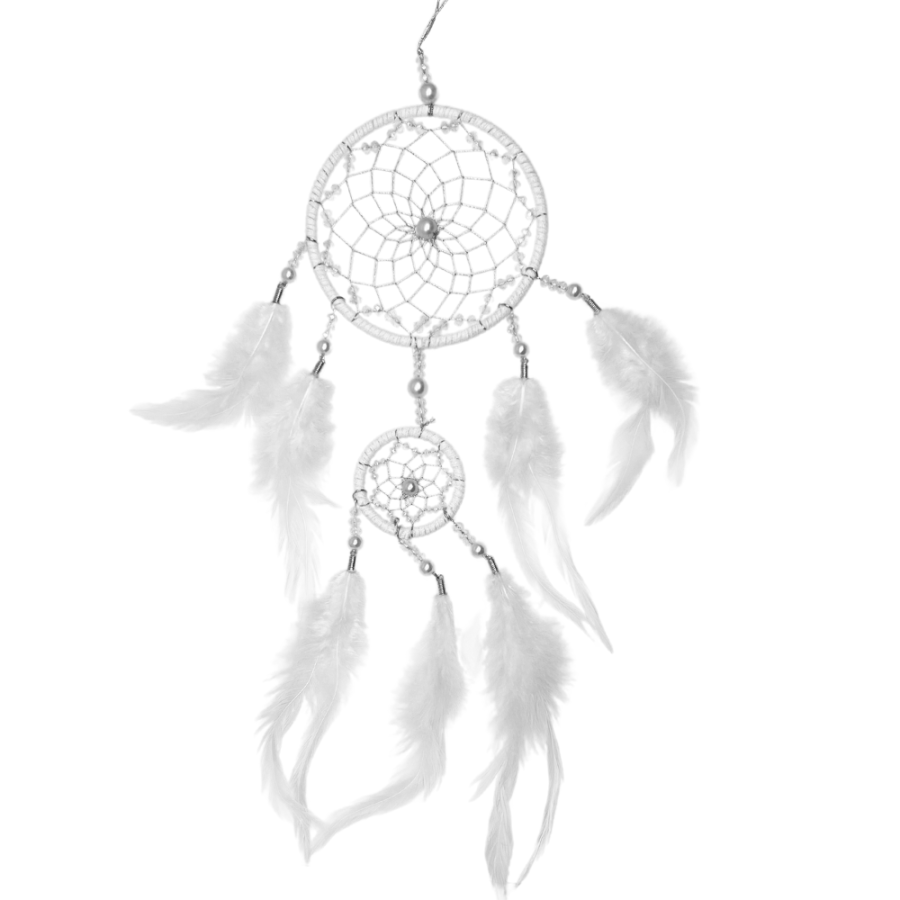Atrapasueños blanco, 30cm