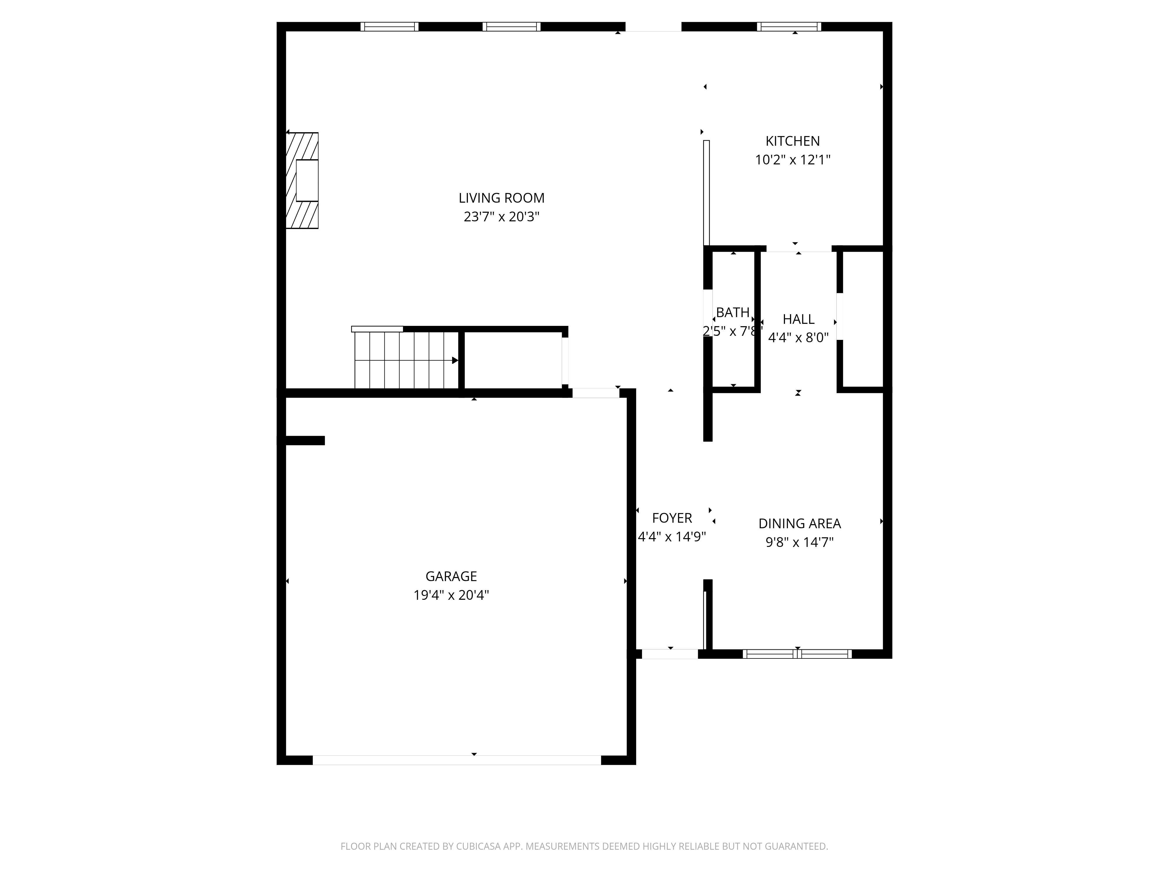 First floor plan sample