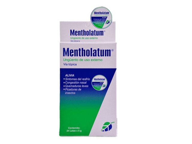 Mentholatum Ung 5G Caj/24 Latas