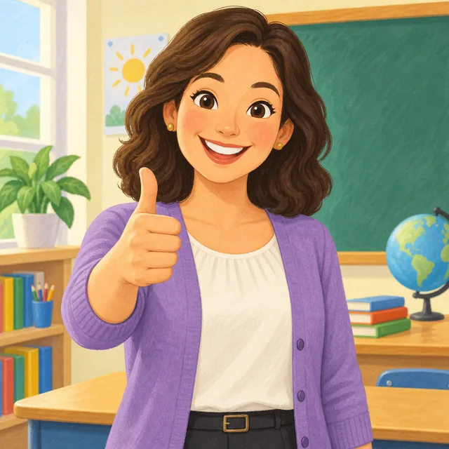 Scene: Give a thumbs up!