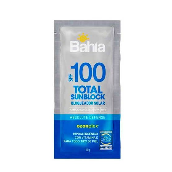 Bahia Total Sunblock 100 Cja/20 Sach