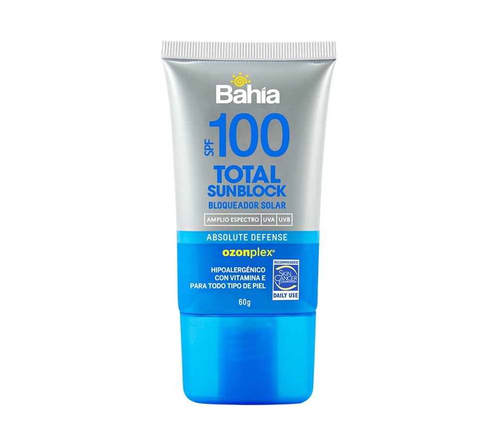 Bahia Total Sunblock 100 Tbo/60 Gr