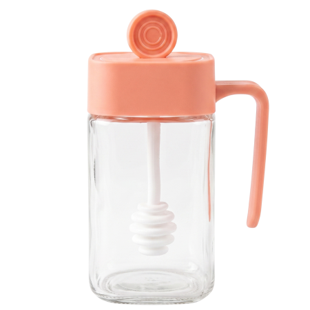 Frasco mielero vidrio/plástico pp, 250ml