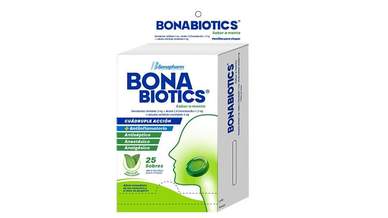 Bonabiotics Sabor Menta Caj X 25 Sobres X 4 Carame