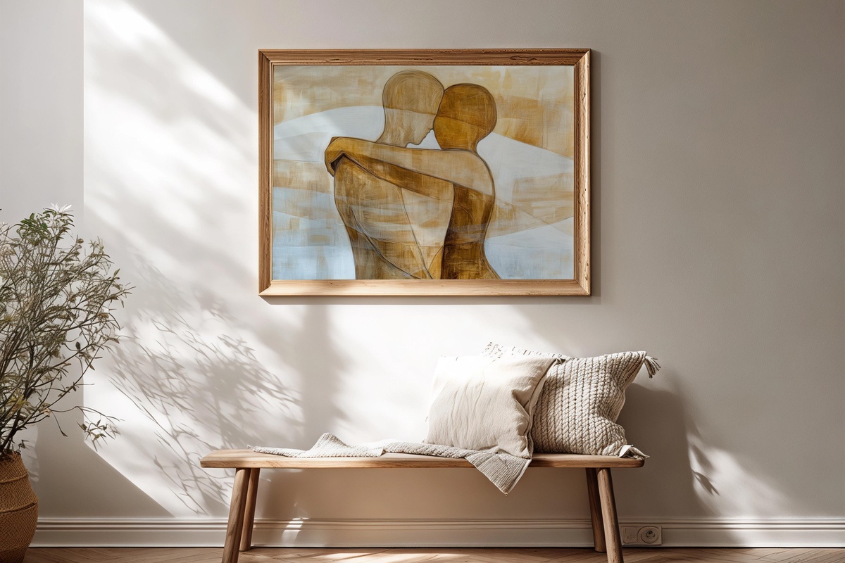 Minimalist Human Harmony Printable Wall Art