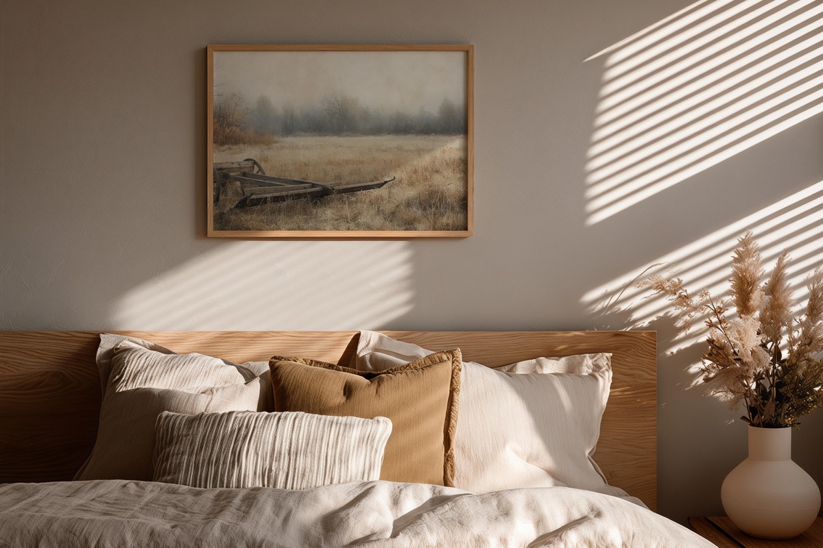 Field of Plow Antiques Farmhouse Printable Wall Art