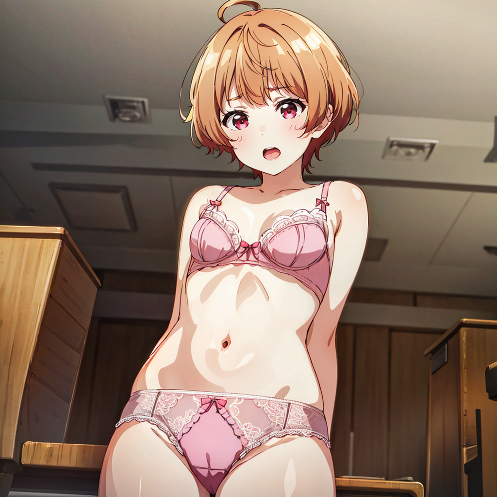 夏林花火 02 by 波音 with The Low-Tier Character Tomozaki-kun, fellatio, lingerie, sex, classroom
