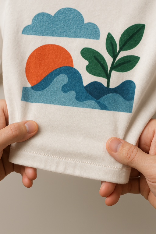 Screen printing process creating quality graphic T-shirts